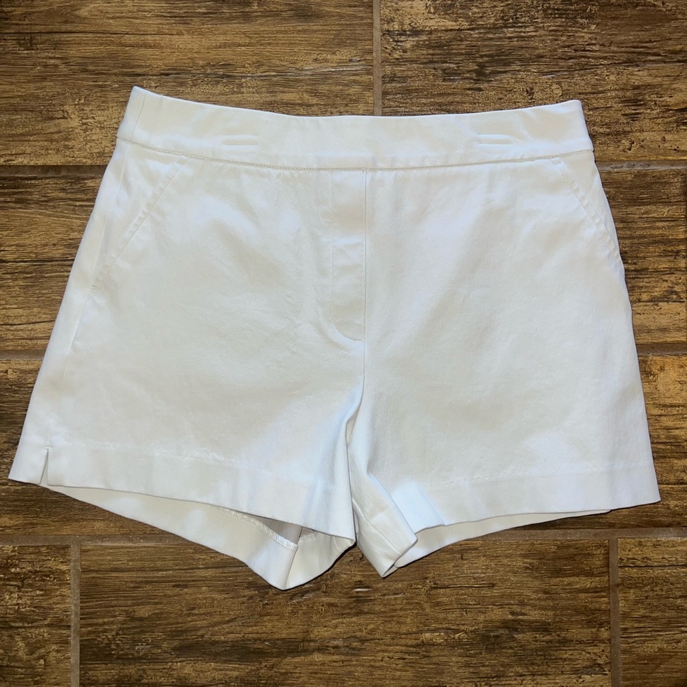 SPANX OnThe Go High Waist White Shorts
